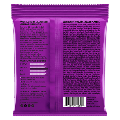 Ernie Ball Power Slinky Classic RnR Pure Nickel Electric Guitar Strings 3-Pack 11 48 — view 2