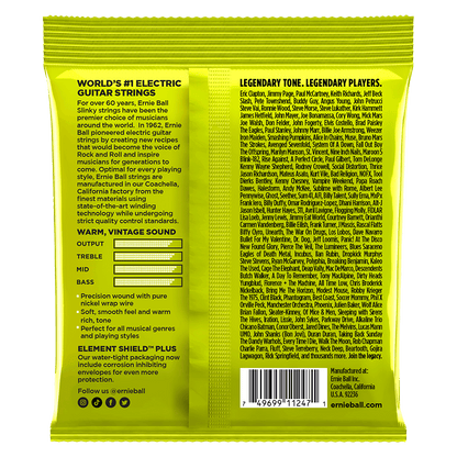 Ernie Ball Regular Slinky Classic RnR Pure Nickel Electric Guitar Strings 3-Pack 10 46 — view 2