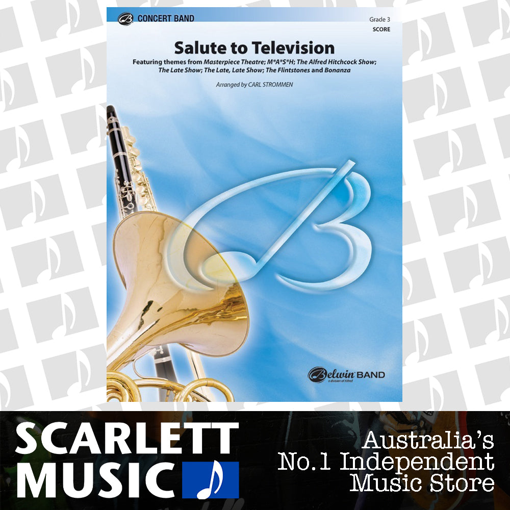 Salute to Television Concert Band Grade 3 Conductor Score — view 2