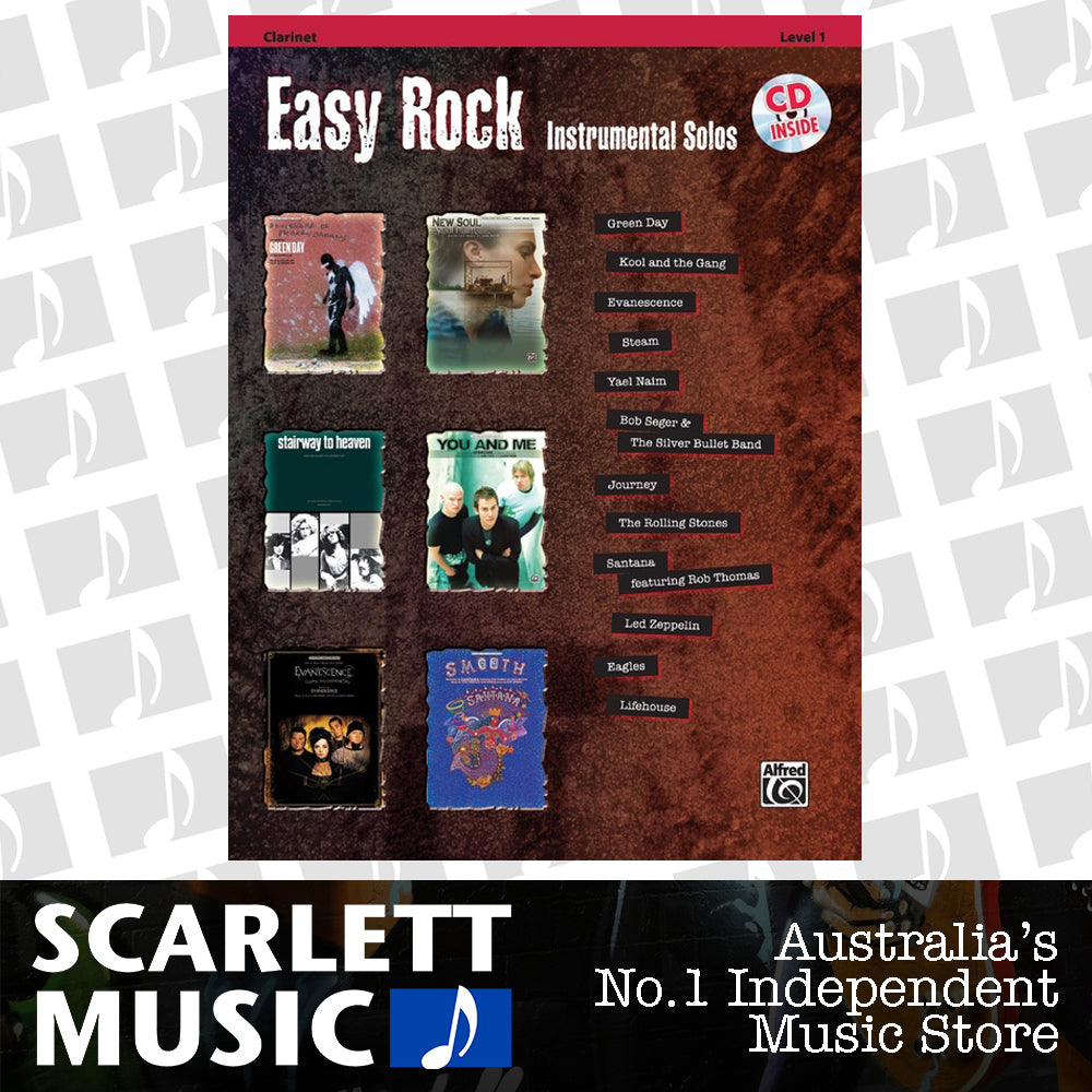 Easy Rock Inst Solos Clarinet Book/CD — view 2