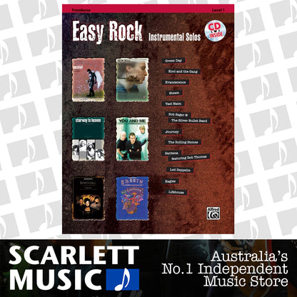 Easy Rock Inst Solos Trombone Book/CD — view 2
