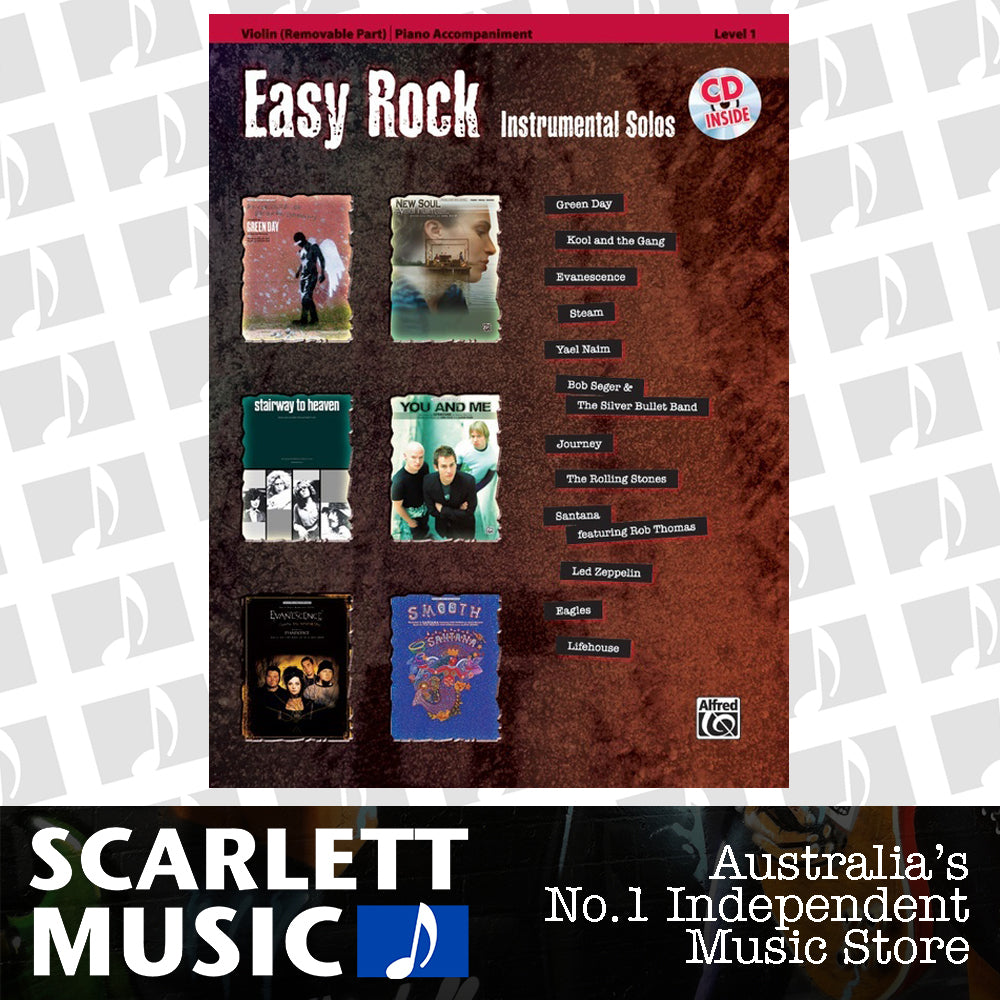 Easy Rock Inst Solos Violin Book/CD — view 2