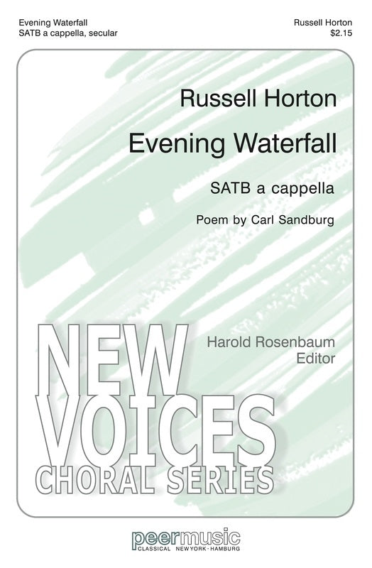 Evening Waterfall SATB A Cappella