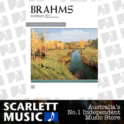 Brahms Scherzo Op. 4 Piano Sheet Music — view 2