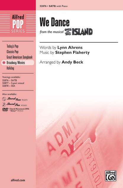 We Dance SATB Choral Sheet Music