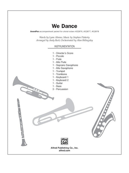 We Dance SoundPax Choral Sheet Music Parts