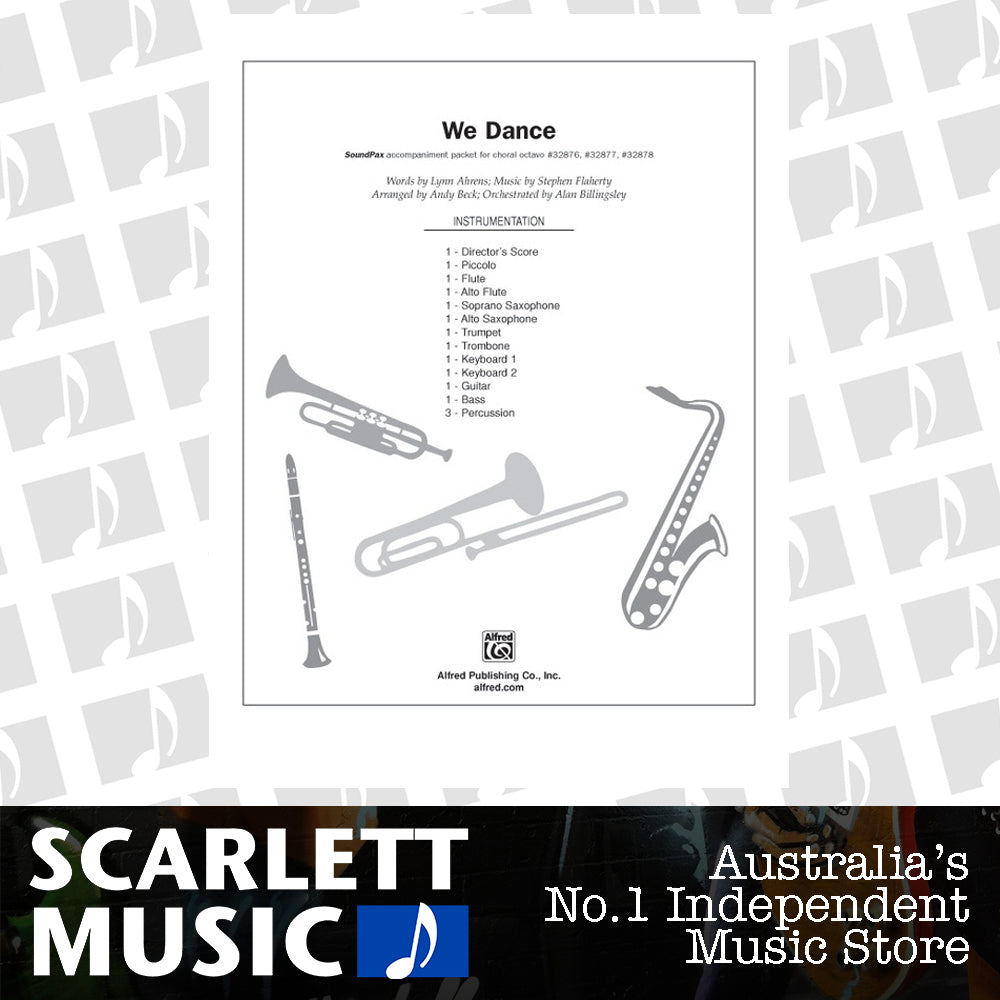 We Dance SoundPax Choral Sheet Music Parts — view 2