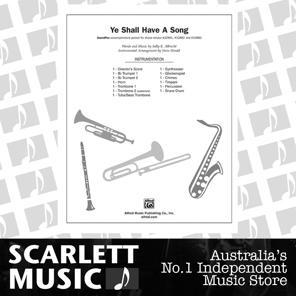 Ye Shall Have a Song S/PAX Choral Sheet Music — view 2