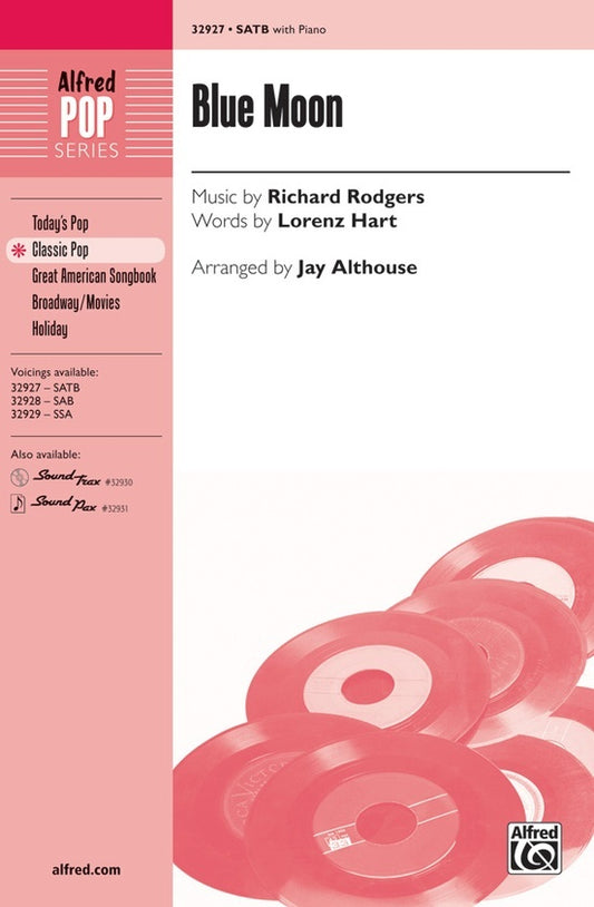 Blue Moon SATB Choral Sheet Music