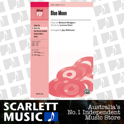 Blue Moon SATB Choral Sheet Music — view 2