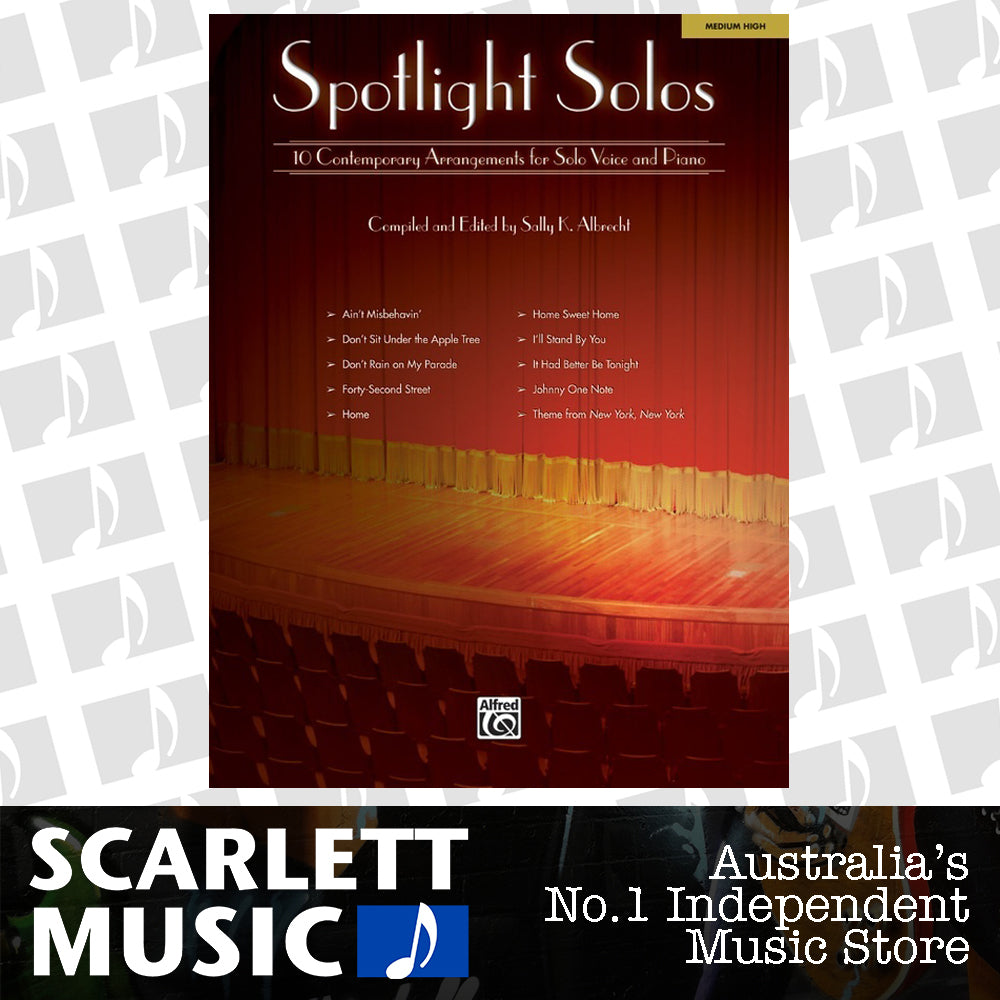 Spotlight Solos Vocal Sheet Music Book Medium High — view 2