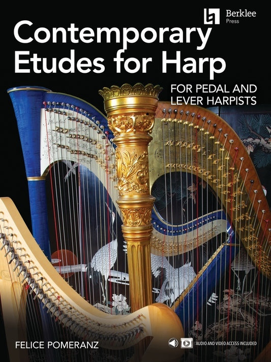 Contemporary Etudes For Harp Sftcvr/Online Media (Harp)