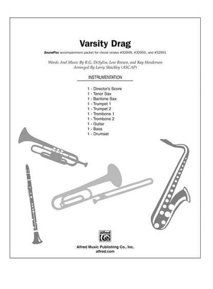 The Varsity Drag S/PAX Choral Sheet Music