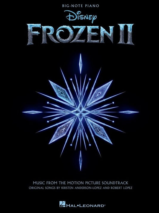 Frozen II Big Note Piano by Hal Leonard - 56 Pages