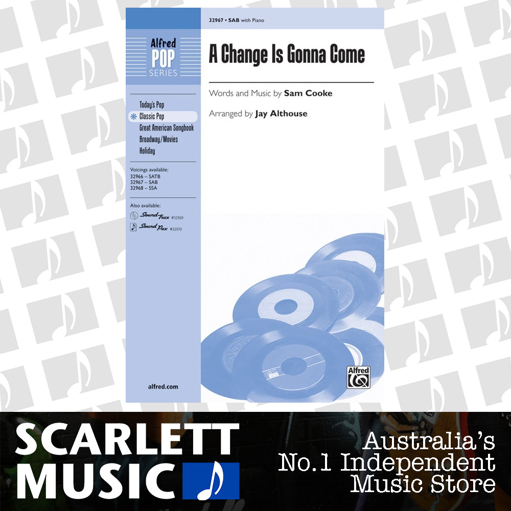 A Change Is Gonna Come SAB Choral Sheet Music — view 2