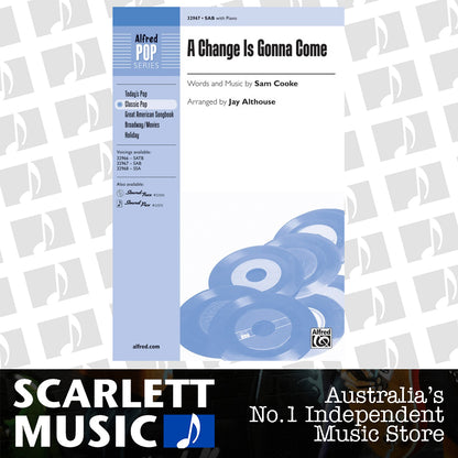 A Change Is Gonna Come SAB Choral Sheet Music — view 2