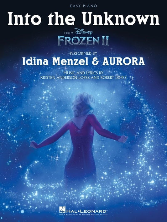 Into the Unknown - Easy Piano Sheet Music with Lyrics by Hal Leonard, 12 Pages