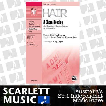 Hair A Choral Medley SATB — view 2