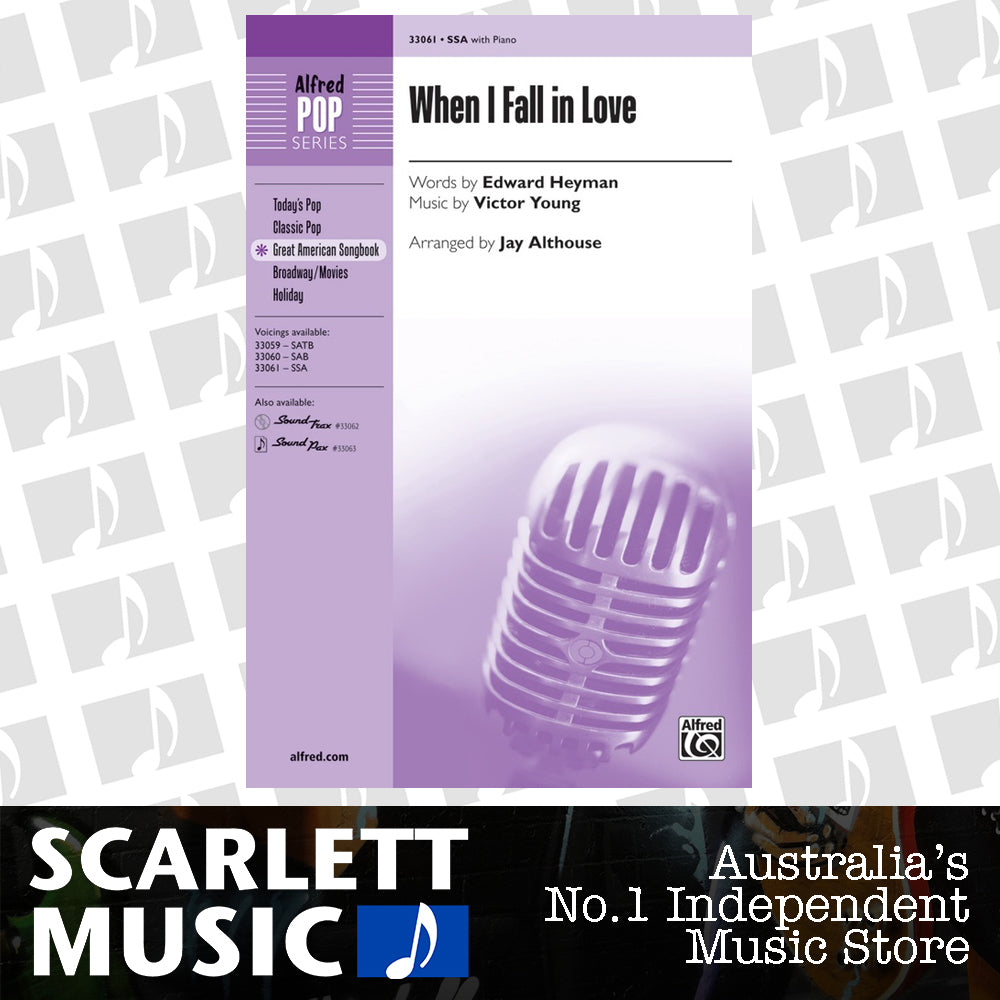 When I Fall In Love SSA Choral Sheet Music — view 2