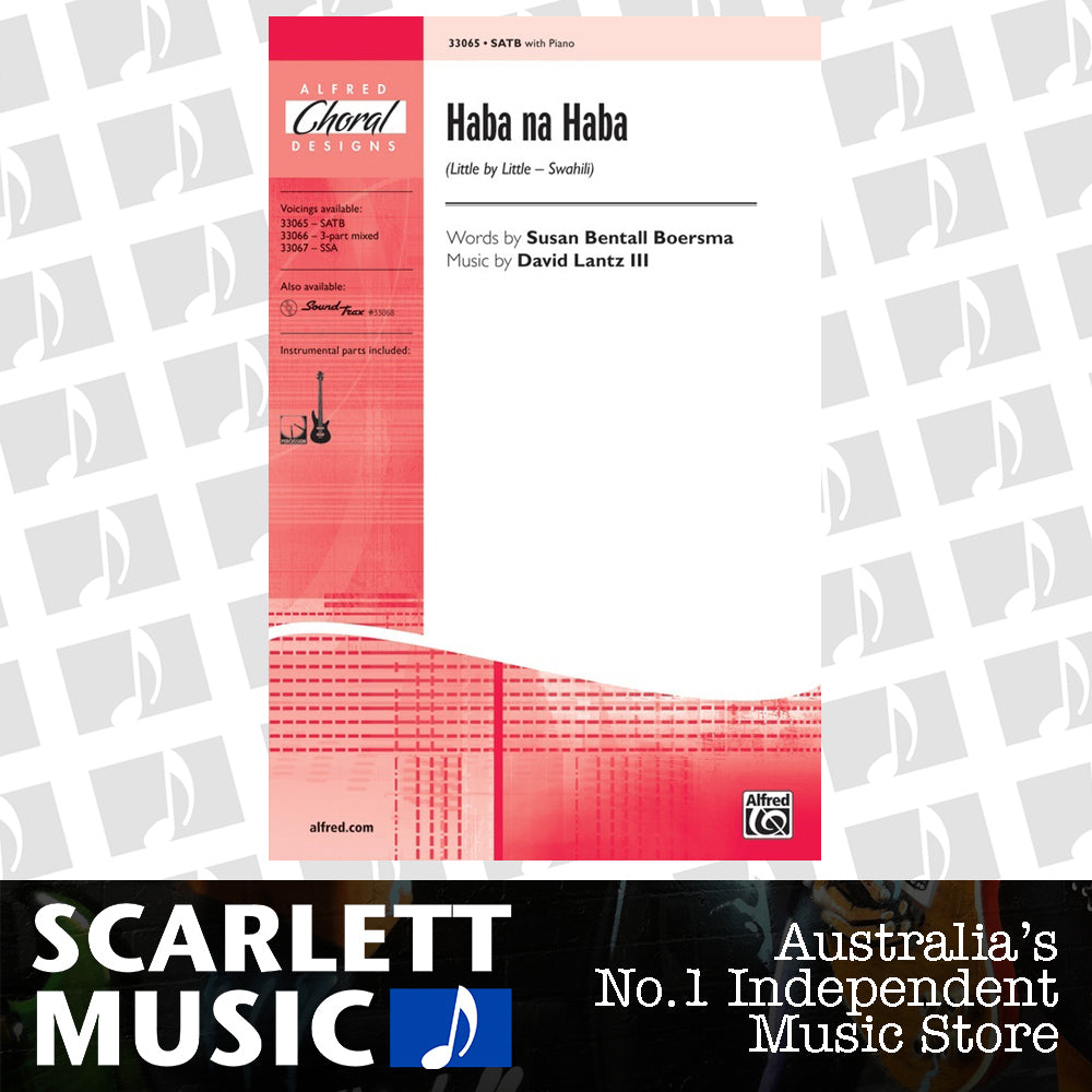 Haba Na Haba SATB — view 2
