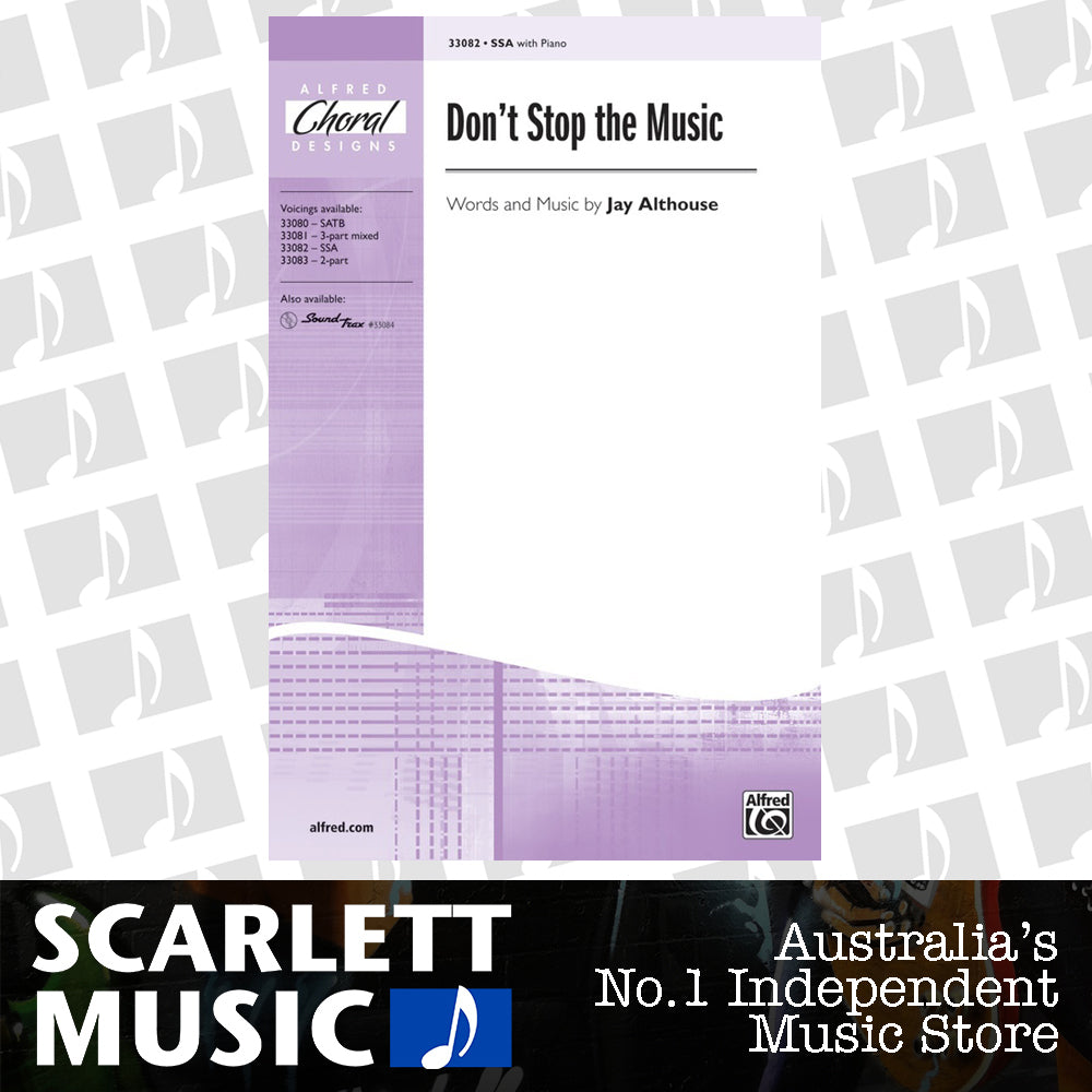 Don't Stop The Music SSA — view 2