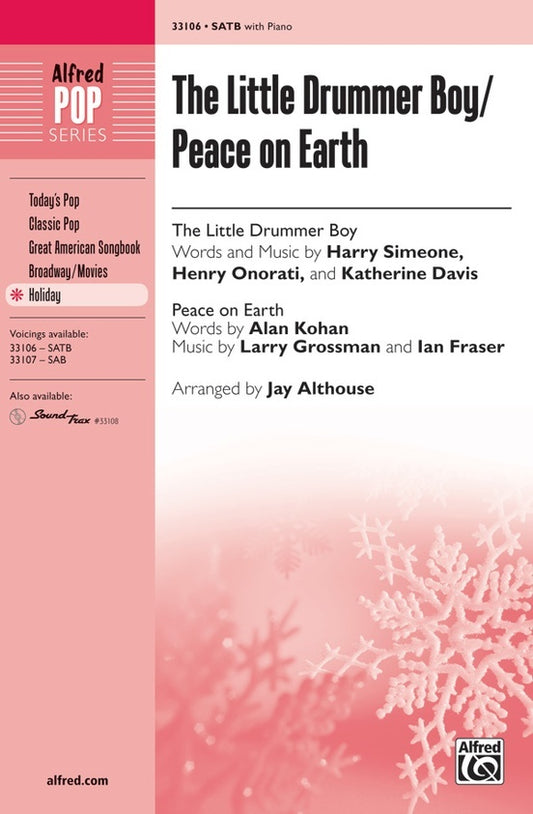 Little Drummer Boy / Peace On Earth SATB