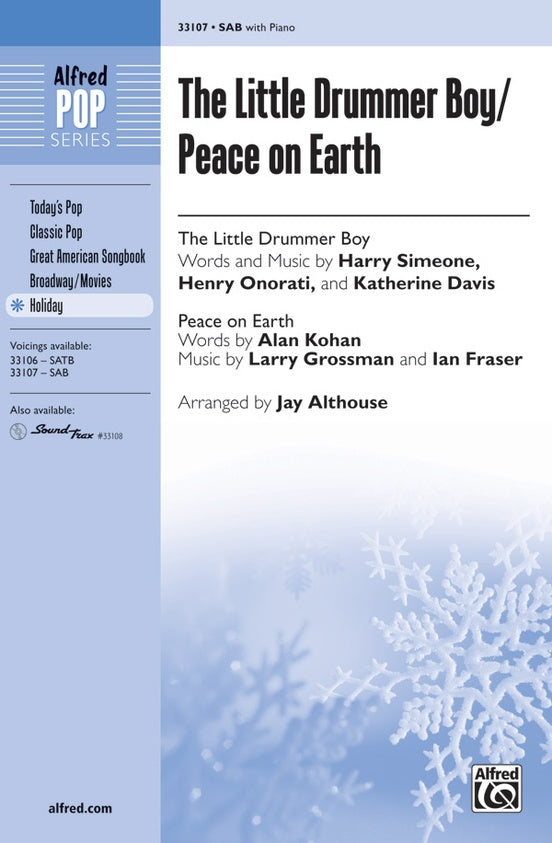 Little Drummer Boy / Peace On Earth SAB