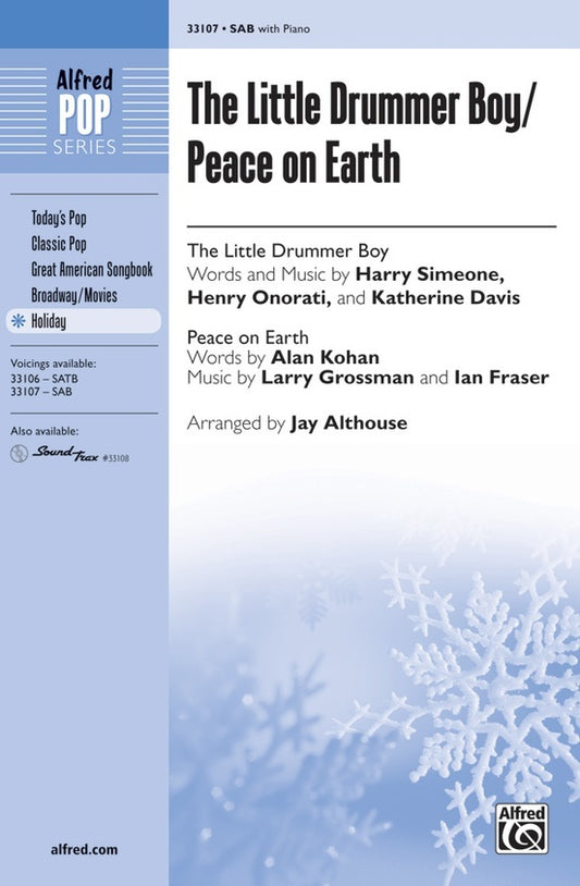 Little Drummer Boy / Peace On Earth SAB
