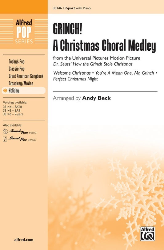 Grinch! A Christmas Choral Melody 2 Part
