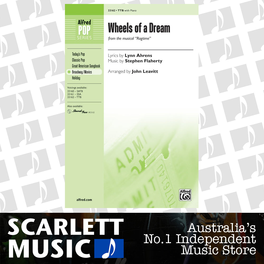 Wheels of a Dream TTB Choral Sheet Music — view 2