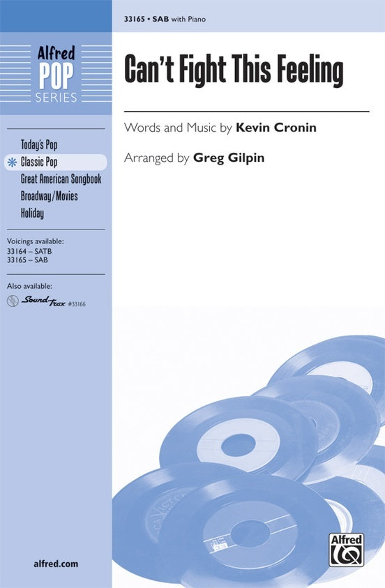 Can't Fight This Feeling SAB Choral Sheet Music