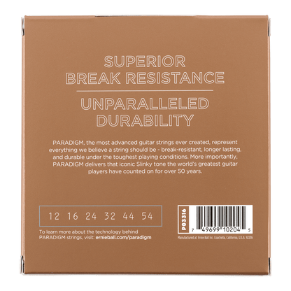Ernie Ball Paradigm Medium Light Phosphor Bronze Acoustic Guitar Strings 12-54 Gauge, 3 Pack — view 2