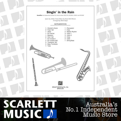 Singin' in the Rain Choral Sheet Music — view 2