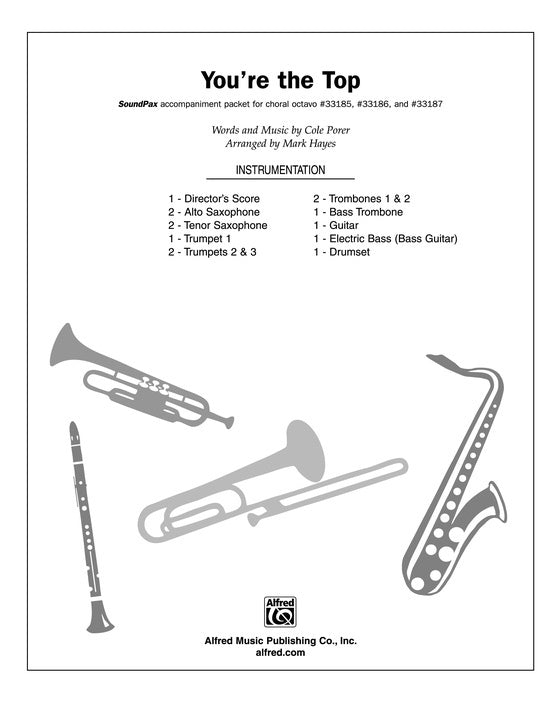 You're the Top S/PAX Choral Sheet Music