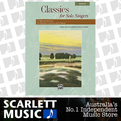 Classics For Solo Singers Med Low Book — view 2