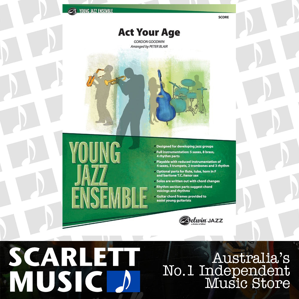 Act Your Age JE Grade 2 Conductor Score - Jazz Ensemble Sheet Music — view 2