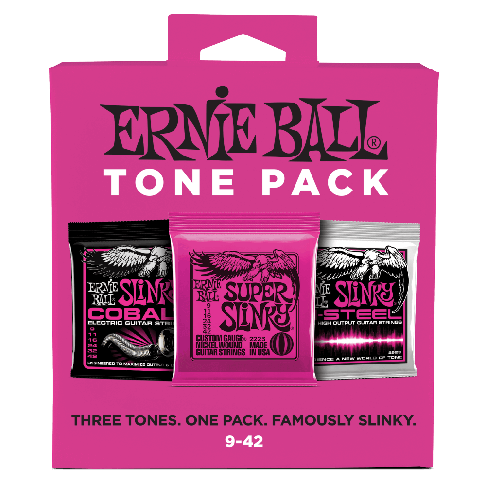 Ernie Ball Super Slinky Cobalt Electric Guitar Strings-9-42 Gauge