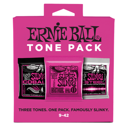 Ernie Ball Super Slinky Cobalt Electric Guitar Strings-9-42 Gauge