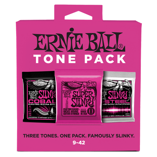 Ernie Ball Super Slinky Cobalt Electric Guitar Strings-9-42 Gauge