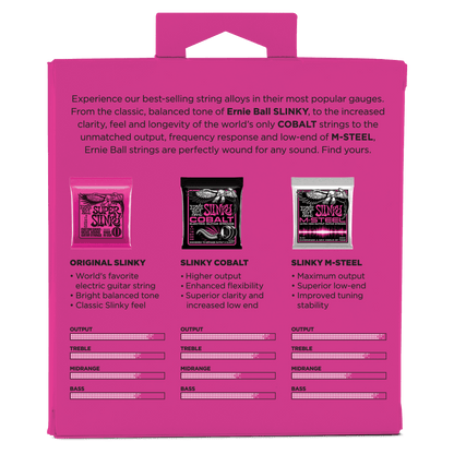 Ernie Ball Super Slinky Cobalt Electric Guitar Strings-9-42 Gauge — view 2