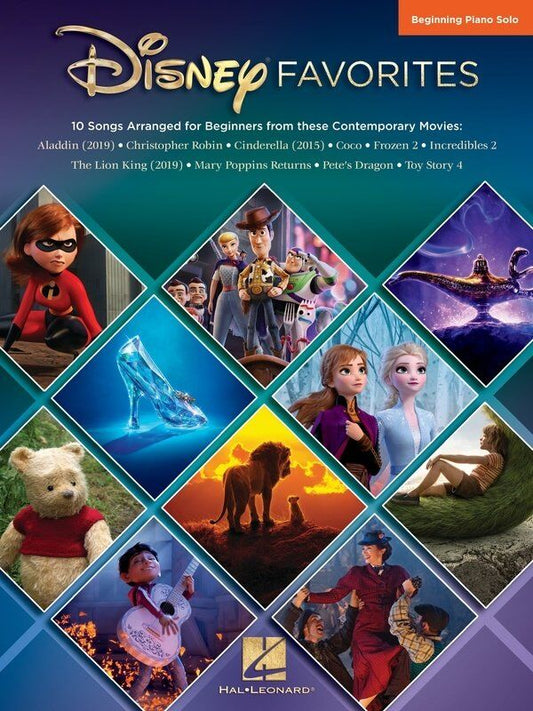 Disney Favorites Beginning Piano Solo - Hal Leonard
