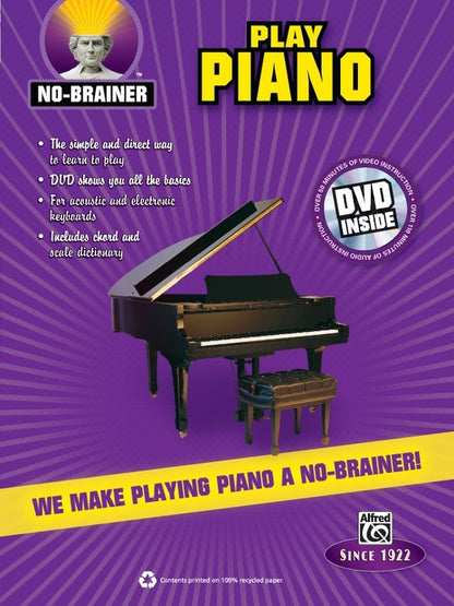 No-Brainer Play Piano Book/DVD