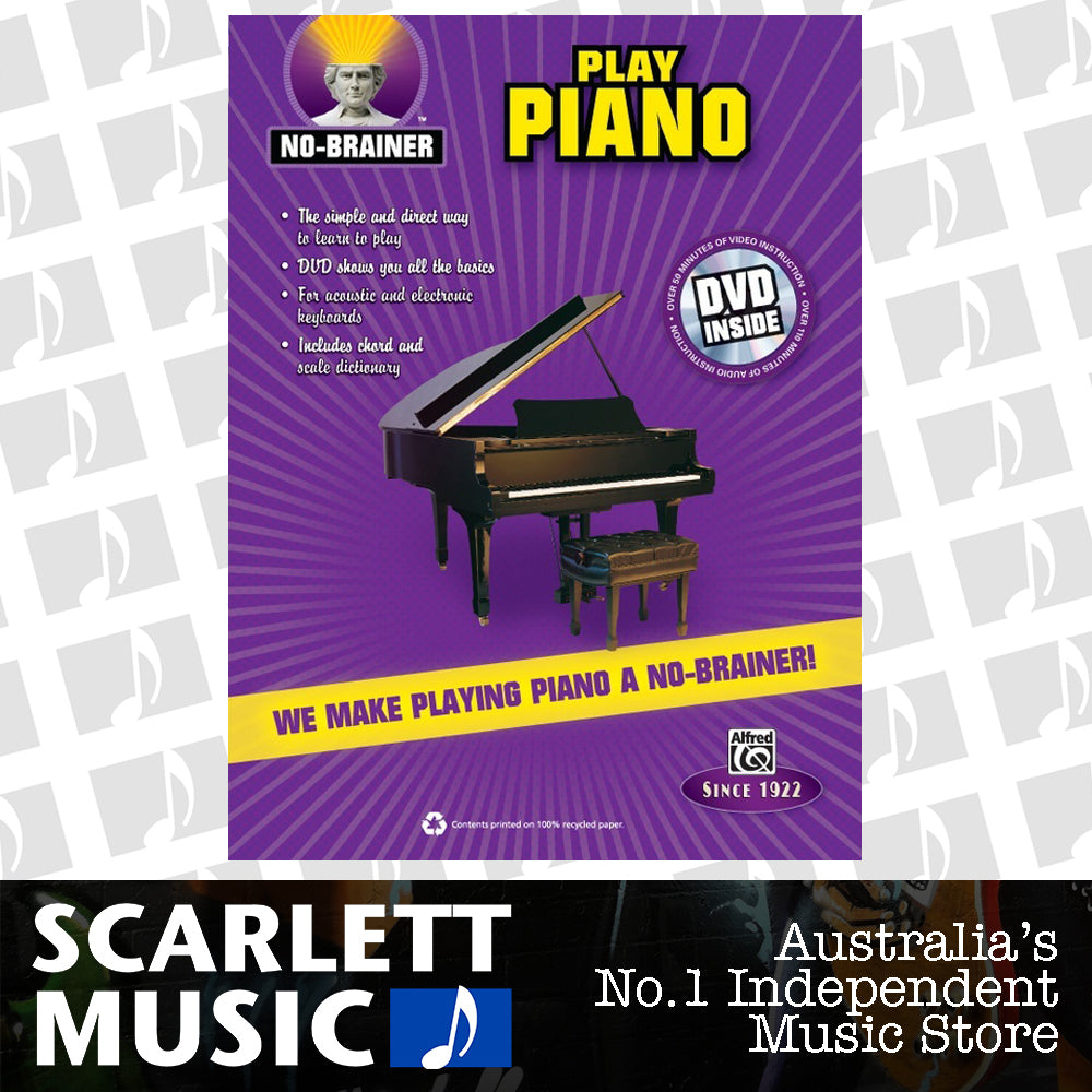 No-Brainer Play Piano Book/DVD — view 2