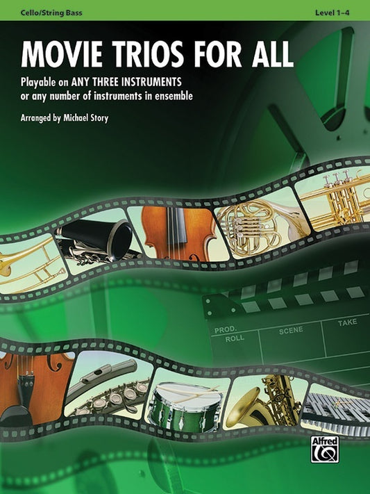 Movie Trios For All Cello