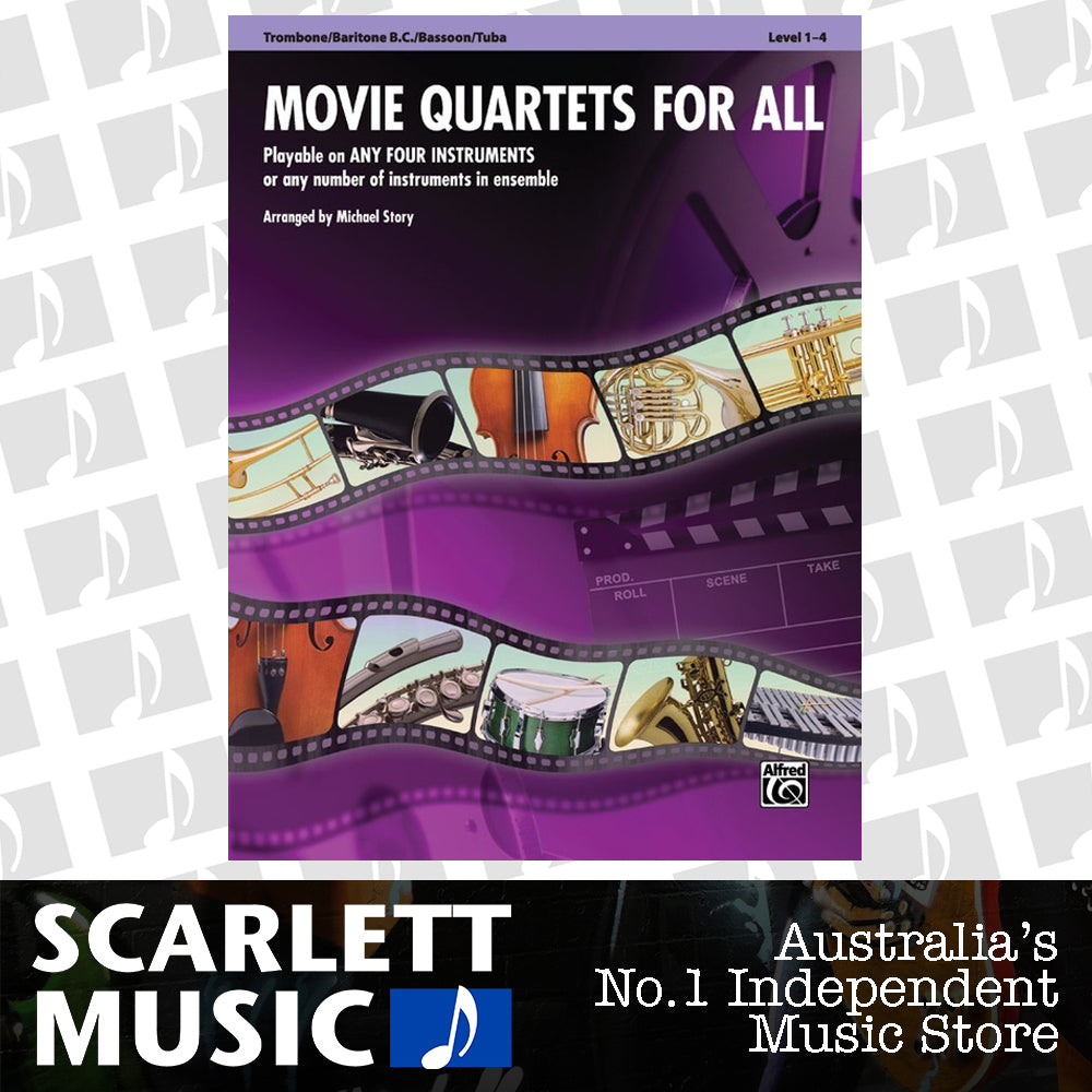 Movie Quartets For All Trombone — view 2