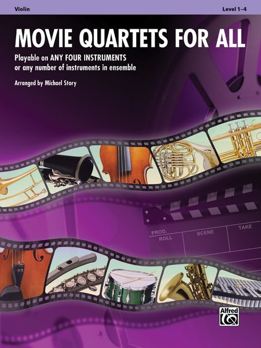 Movie Quartets For All Violin