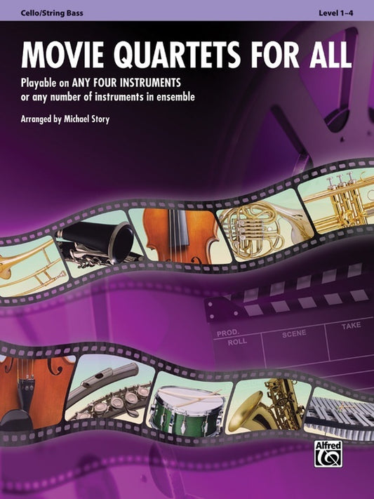 Movie Quartets For All Cello