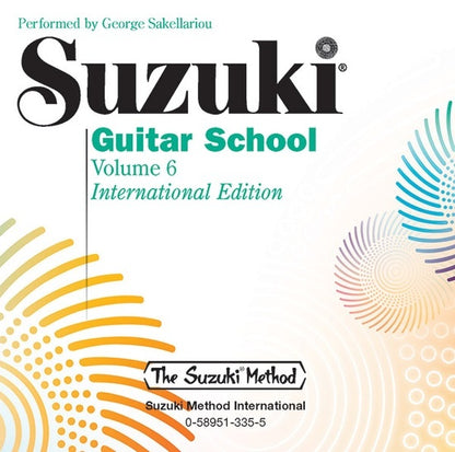 Suzuki Guitar School Volume 6 CD - Guitar Sheet Music and Method Book
