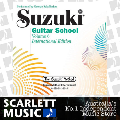 Suzuki Guitar School Volume 6 CD - Guitar Sheet Music and Method Book — view 2