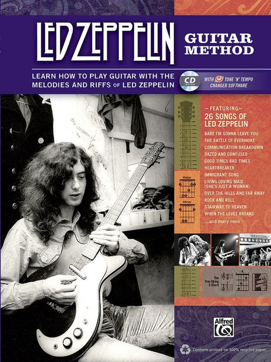 Led Zeppelin Guitar Method BookCD